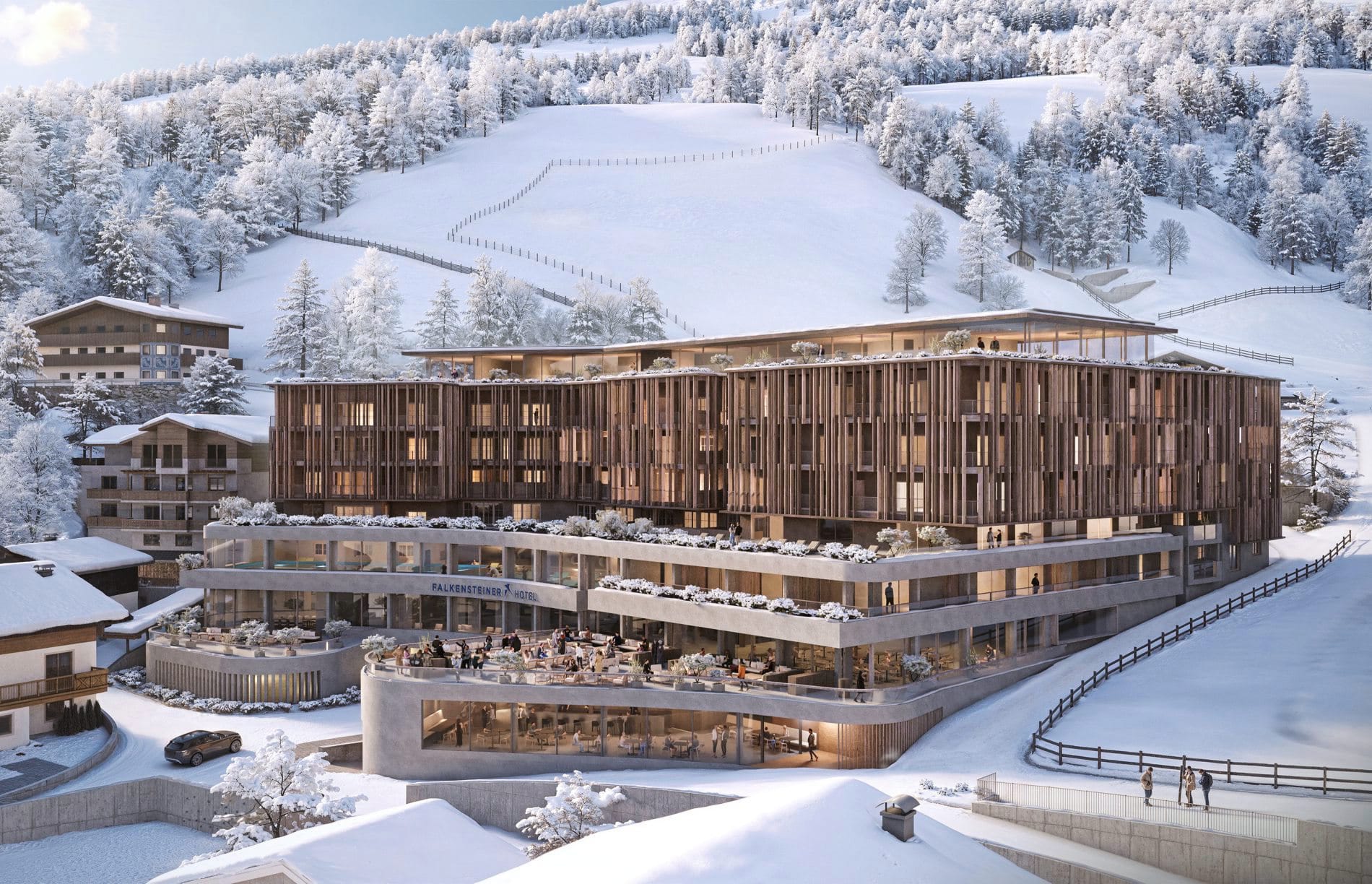 Aus dem bisherigen Fünfsternehotel Alpine Palace wird das neue Falkensteiner Hotel Saalbach-Hinterglemm. © RVS/BWM