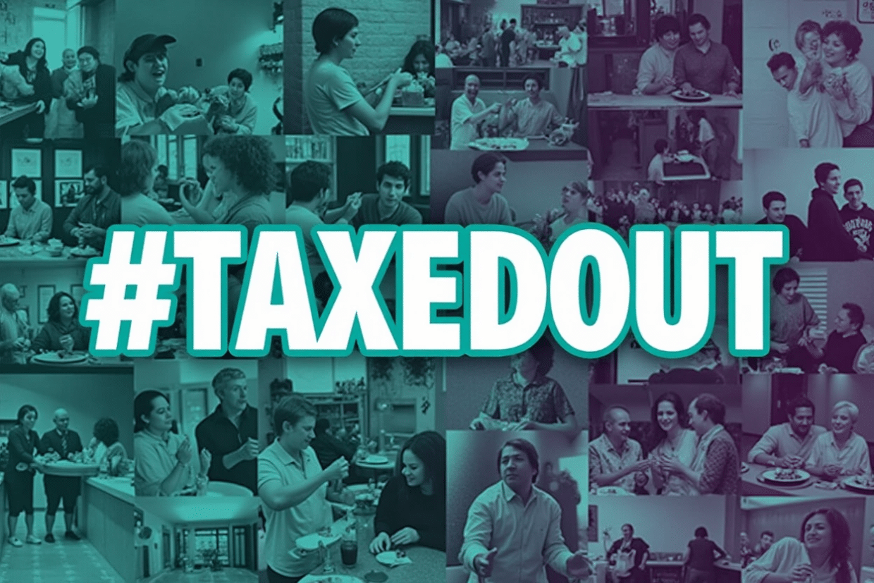 #TaxedOut banner