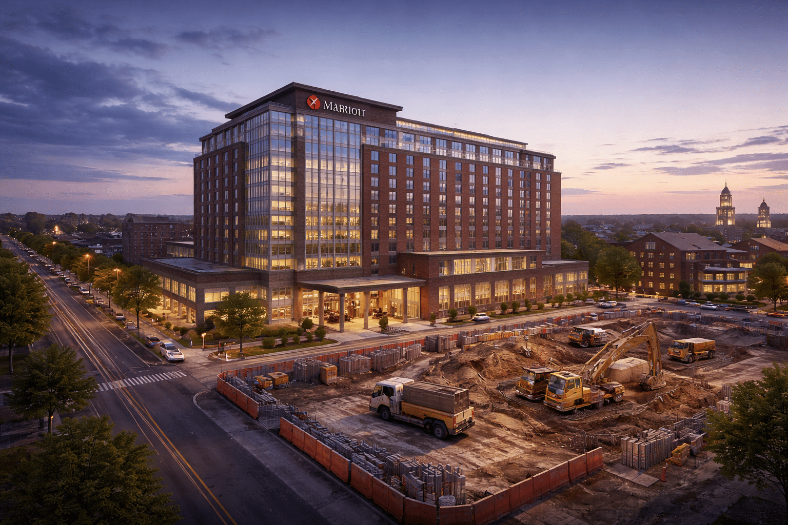 Public–private Marriott hotel project breaks ground