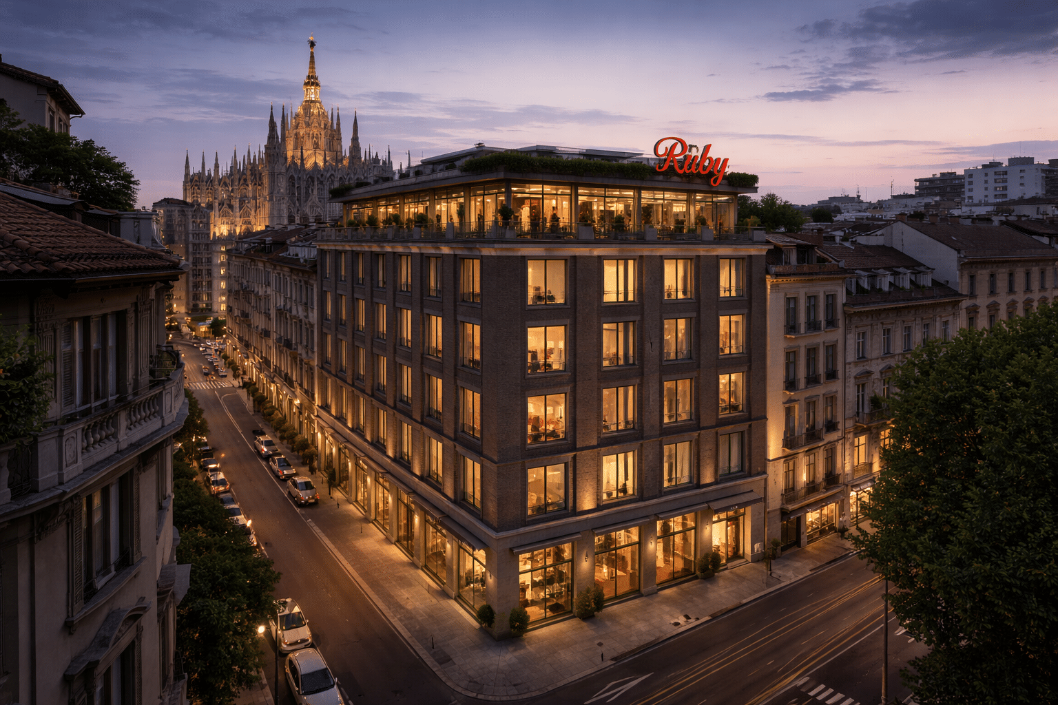 Ruby Hotel erweitert Präsenz mit Projekt in Mailand